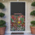 Hippie Christmas Door Cover Doodle Style - Wonder Print Shop