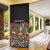 Hippie Christmas Door Cover Doodle Style - Wonder Print Shop