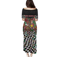 Hippie Christmas Family Matching Puletasi and Hawaiian Shirt Doodle Style - Wonder Print Shop