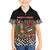 Hippie Christmas Kid Hawaiian Shirt Doodle Style - Wonder Print Shop