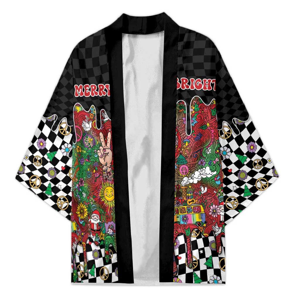 Hippie Christmas Kimono Doodle Style - Wonder Print Shop