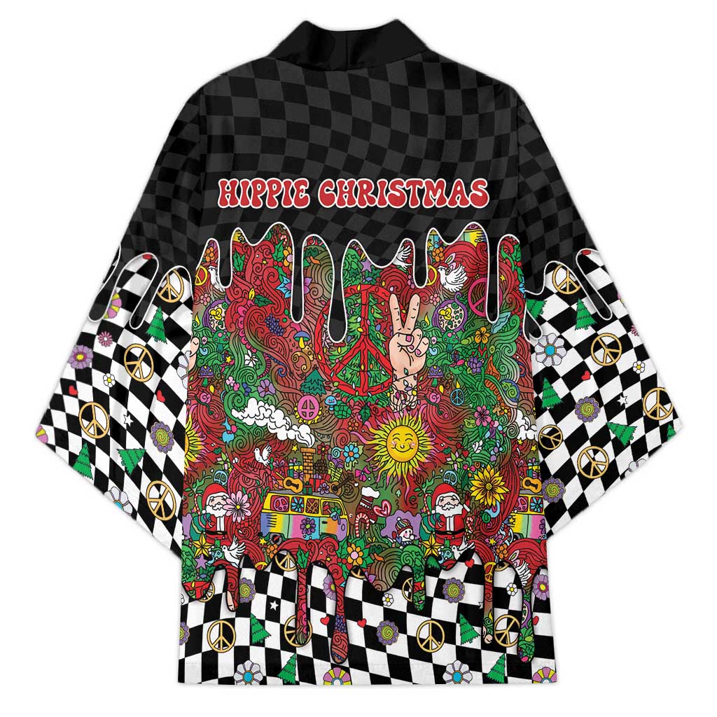 Hippie Christmas Kimono Doodle Style - Wonder Print Shop