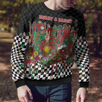 Hippie Christmas Ugly Christmas Sweater Doodle Style - Wonder Print Shop