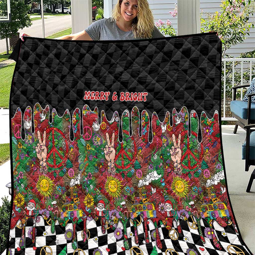 Hippie Christmas Quilt Doodle Style - Wonder Print Shop