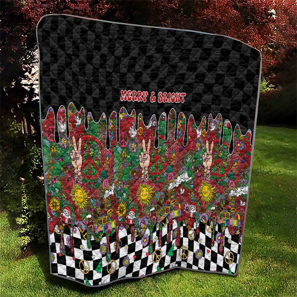 Hippie Christmas Quilt Doodle Style - Wonder Print Shop