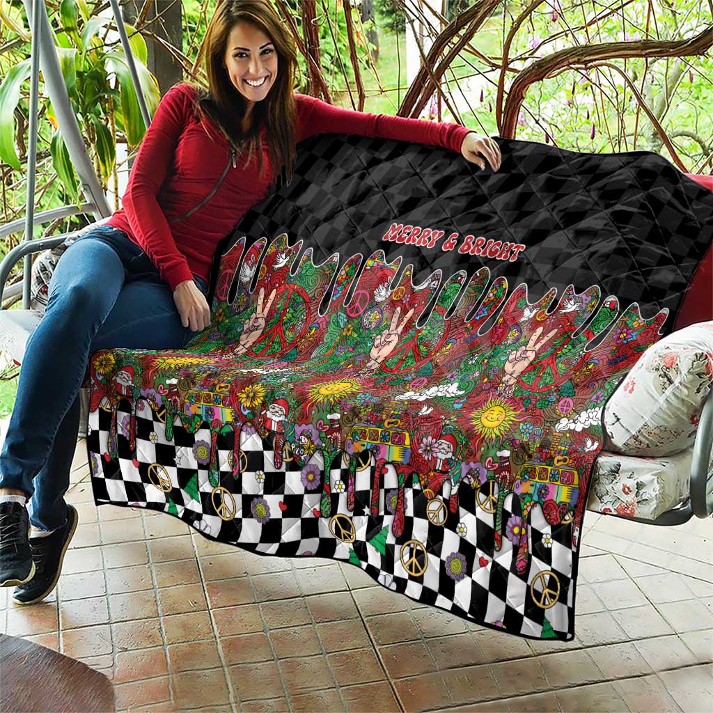 Hippie Christmas Quilt Doodle Style - Wonder Print Shop