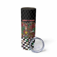 Hippie Christmas Skinny Tumbler Doodle Style - Wonder Print Shop