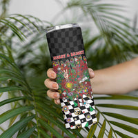 Hippie Christmas Skinny Tumbler Doodle Style - Wonder Print Shop