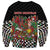 Hippie Christmas Sweatshirt Doodle Style - Wonder Print Shop