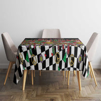Hippie Christmas Tablecloth Doodle Style - Wonder Print Shop