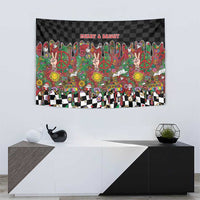 Hippie Christmas Tapestry Doodle Style - Wonder Print Shop