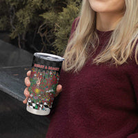 Hippie Christmas Tumbler Cup Doodle Style - Wonder Print Shop
