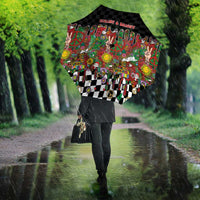 Hippie Christmas Umbrella Doodle Style - Wonder Print Shop