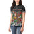 Hippie Christmas Women Polo Shirt Doodle Style - Wonder Print Shop