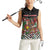Hippie Christmas Women Sleeveless Polo Shirt Doodle Style - Wonder Print Shop