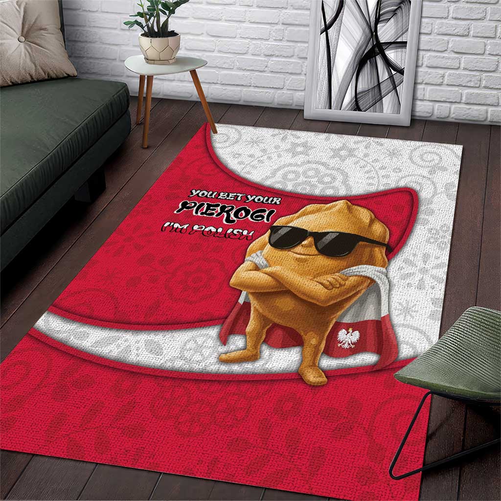 Poland Area Rug The Cool Pierogi Funny Style