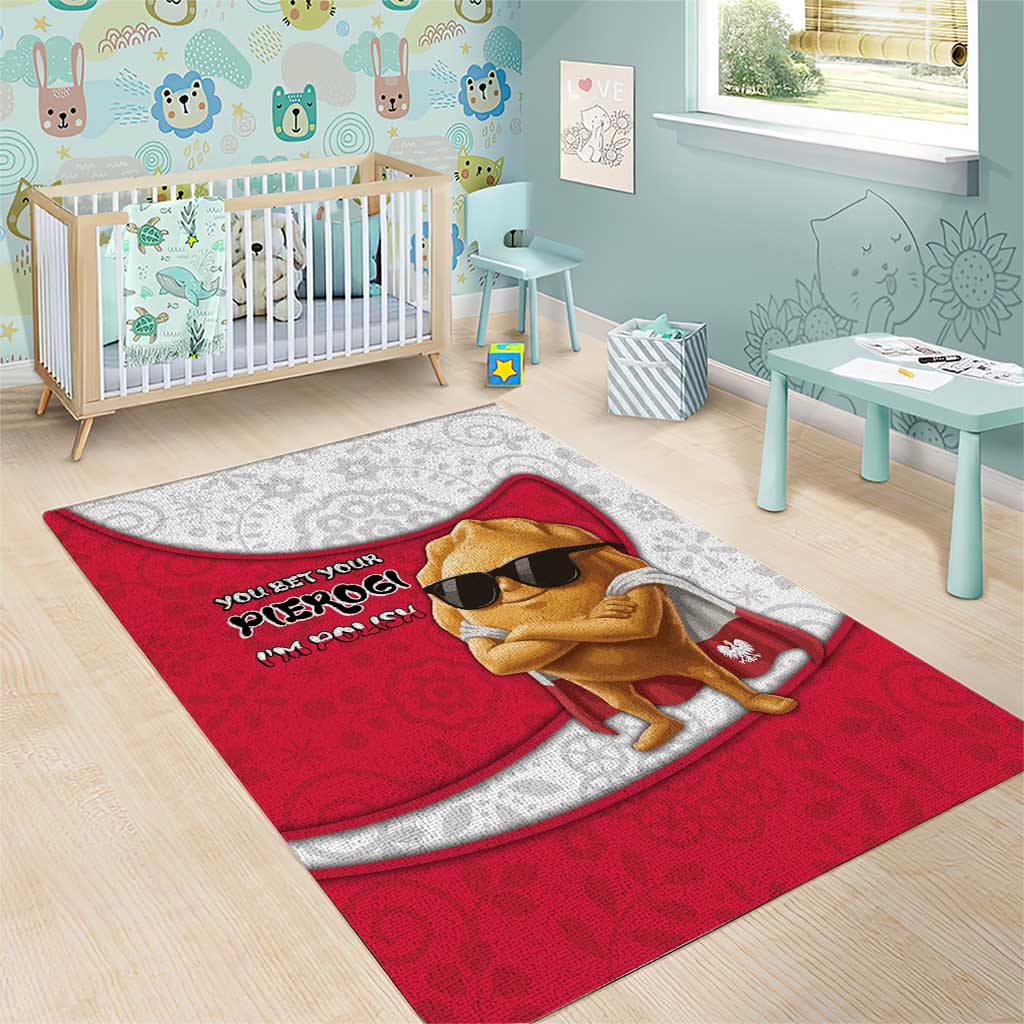 Poland Area Rug The Cool Pierogi Funny Style