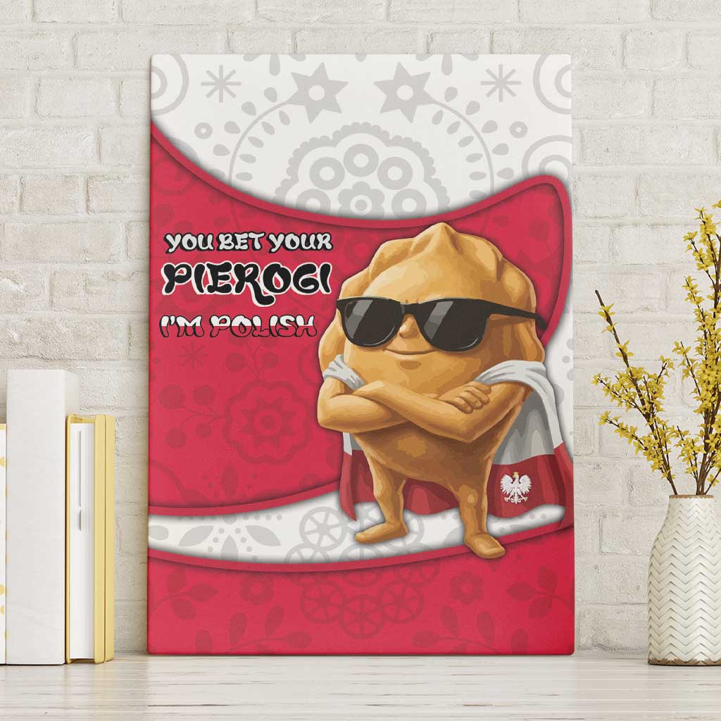 Poland Canvas Wall Art The Cool Pierogi Funny Style