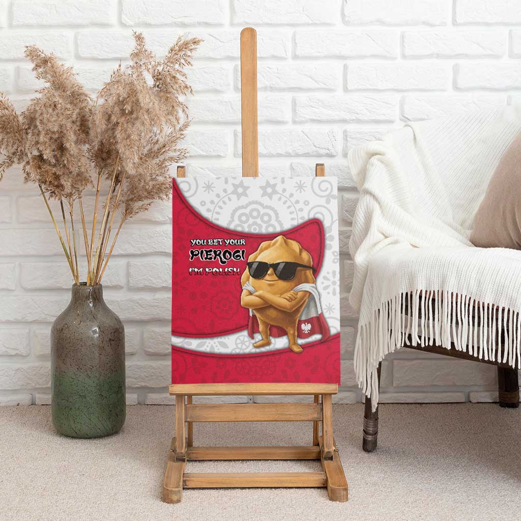 Poland Canvas Wall Art The Cool Pierogi Funny Style