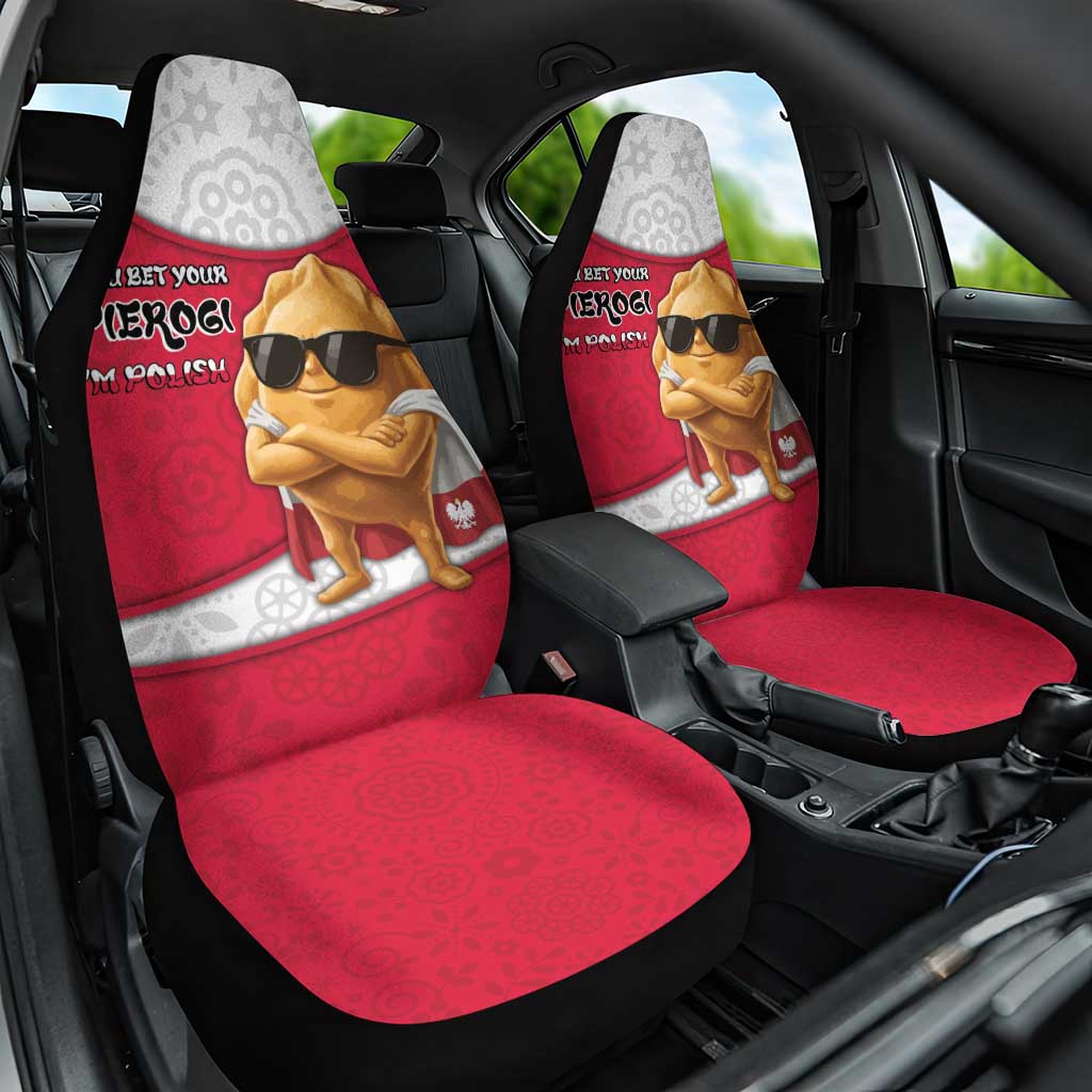 Poland Car Seat Cover The Cool Pierogi Funny Style