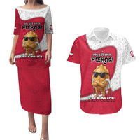 Personalized Poland Couples Matching Puletasi and Hawaiian Shirt The Cool Pierogi Funny Style