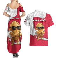 Personalized Poland Couples Matching Summer Maxi Dress and Hawaiian Shirt The Cool Pierogi Funny Style