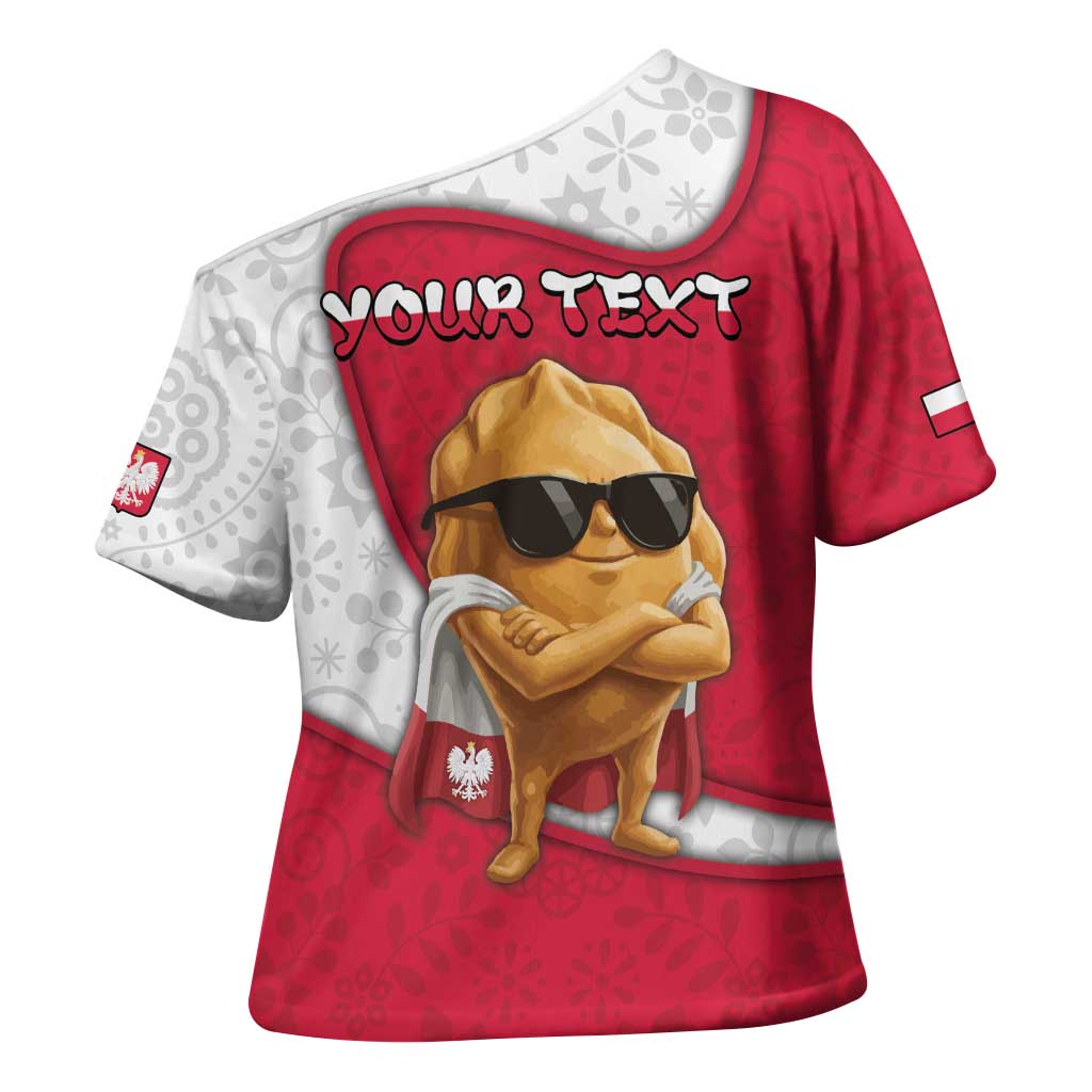 Personalized Poland Cross Shoulder Shirt The Cool Pierogi Funny Style