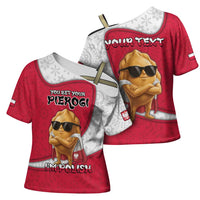 Personalized Poland Cross Shoulder Shirt The Cool Pierogi Funny Style