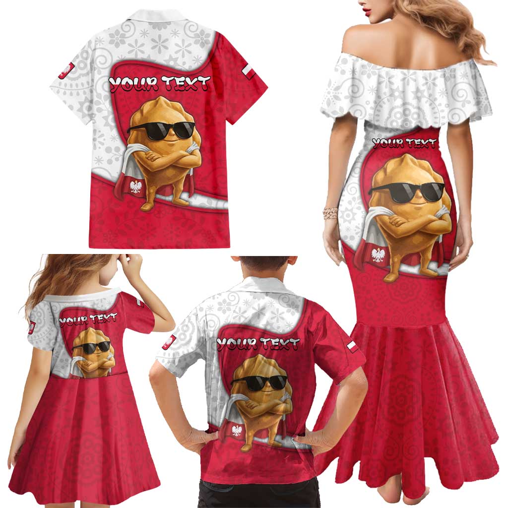 Personalized Poland Family Matching Mermaid Dress and Hawaiian Shirt The Cool Pierogi Funny Style
