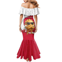 Personalized Poland Family Matching Mermaid Dress and Hawaiian Shirt The Cool Pierogi Funny Style