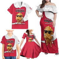 Personalized Poland Family Matching Off Shoulder Maxi Dress and Hawaiian Shirt The Cool Pierogi Funny Style