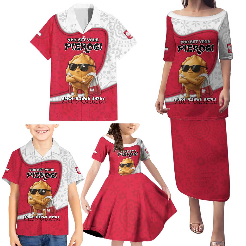 Personalized Poland Family Matching Puletasi and Hawaiian Shirt The Cool Pierogi Funny Style