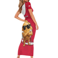 Personalized Poland Family Matching Short Sleeve Bodycon Dress and Hawaiian Shirt The Cool Pierogi Funny Style