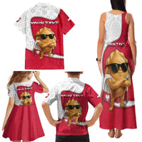 Personalized Poland Family Matching Tank Maxi Dress and Hawaiian Shirt The Cool Pierogi Funny Style