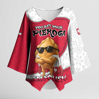 Personalized Poland Kimono Sleeve Blouse The Cool Pierogi Funny Style