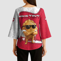 Personalized Poland Kimono Sleeve Blouse The Cool Pierogi Funny Style
