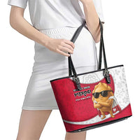 Poland Leather Tote Bag The Cool Pierogi Funny Style