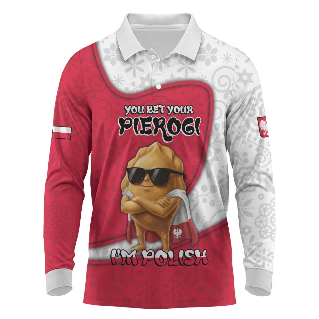 Personalized Poland Long Sleeve Polo Shirt The Cool Pierogi Funny Style