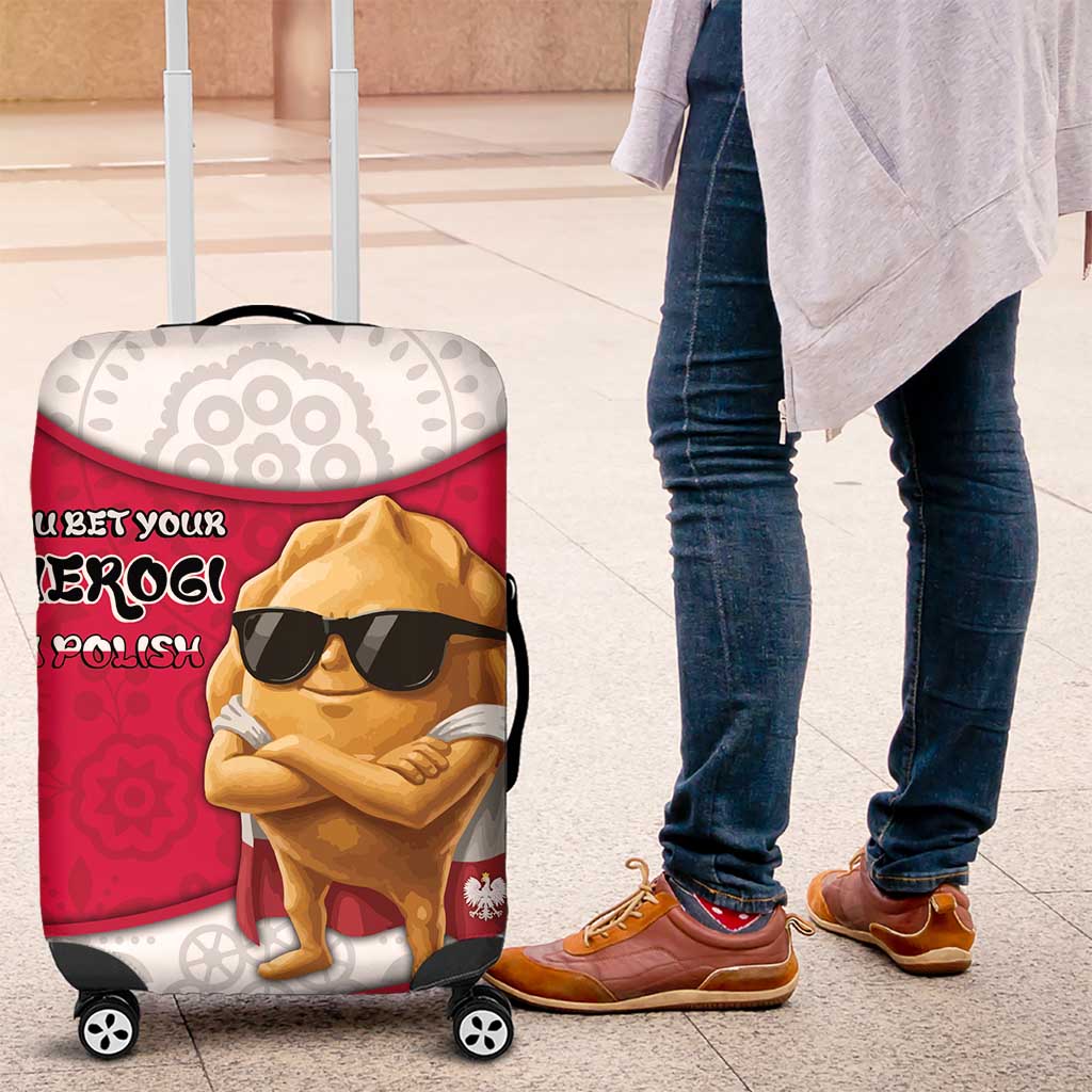 Poland Luggage Cover The Cool Pierogi Funny Style