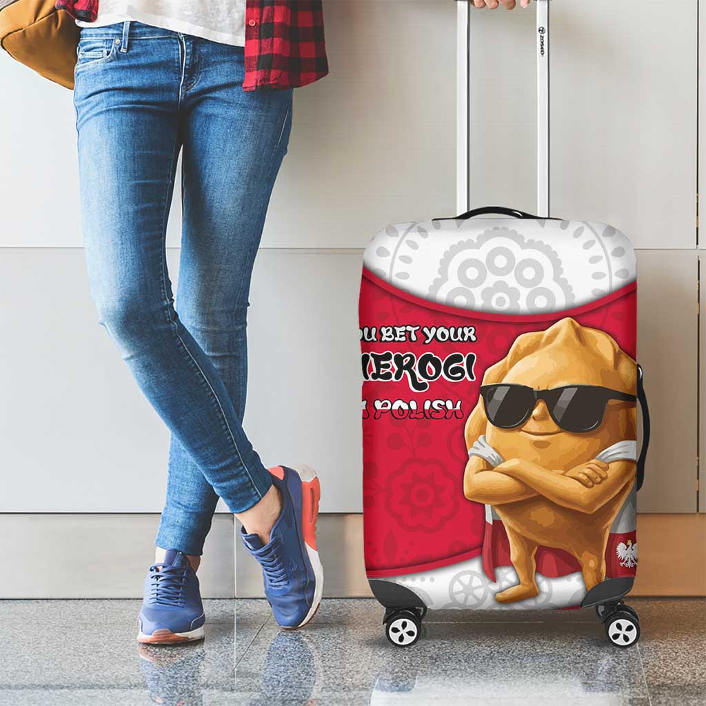 Poland Luggage Cover The Cool Pierogi Funny Style
