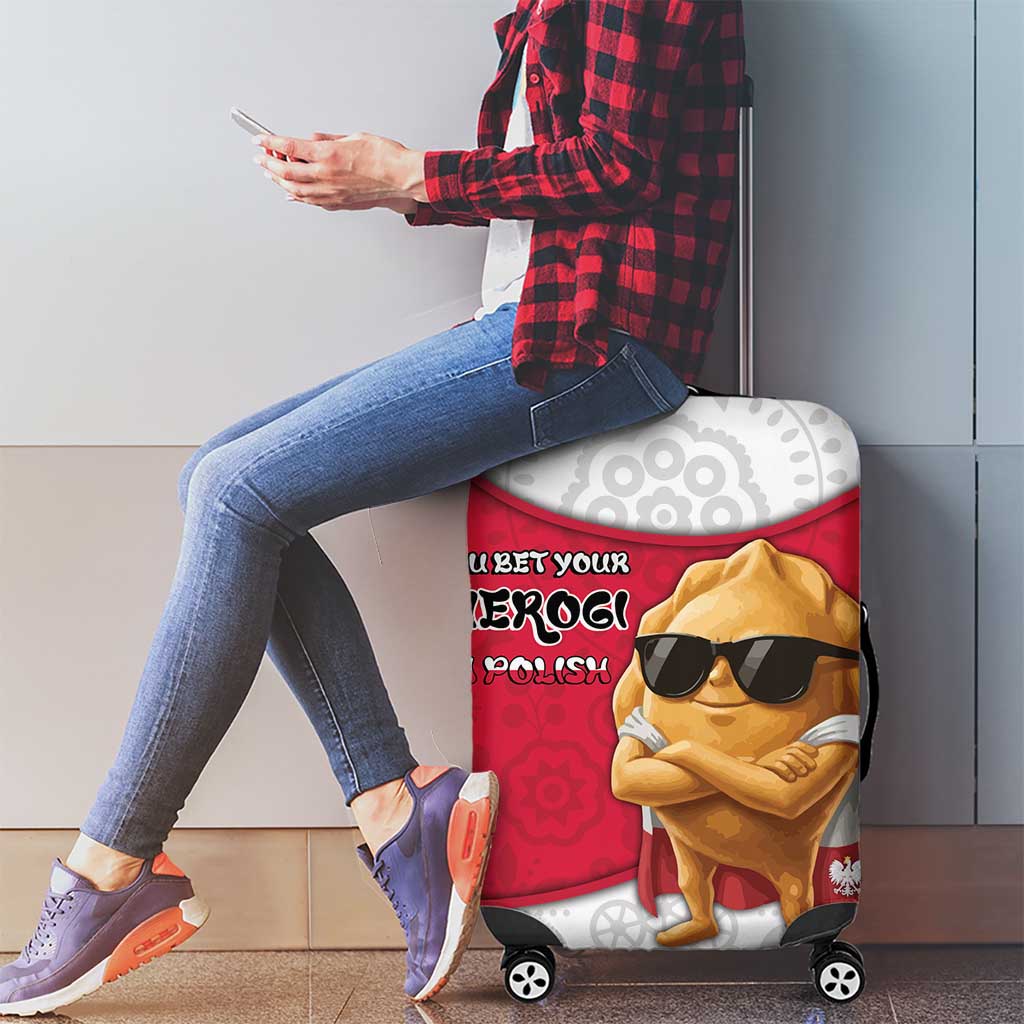 Poland Luggage Cover The Cool Pierogi Funny Style