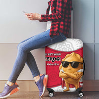 Poland Luggage Cover The Cool Pierogi Funny Style