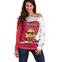 Personalized Poland Off Shoulder Sweater The Cool Pierogi Funny Style