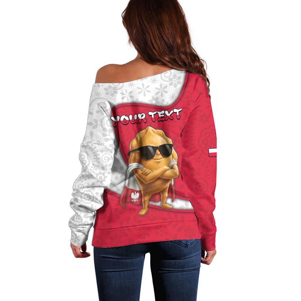 Personalized Poland Off Shoulder Sweater The Cool Pierogi Funny Style