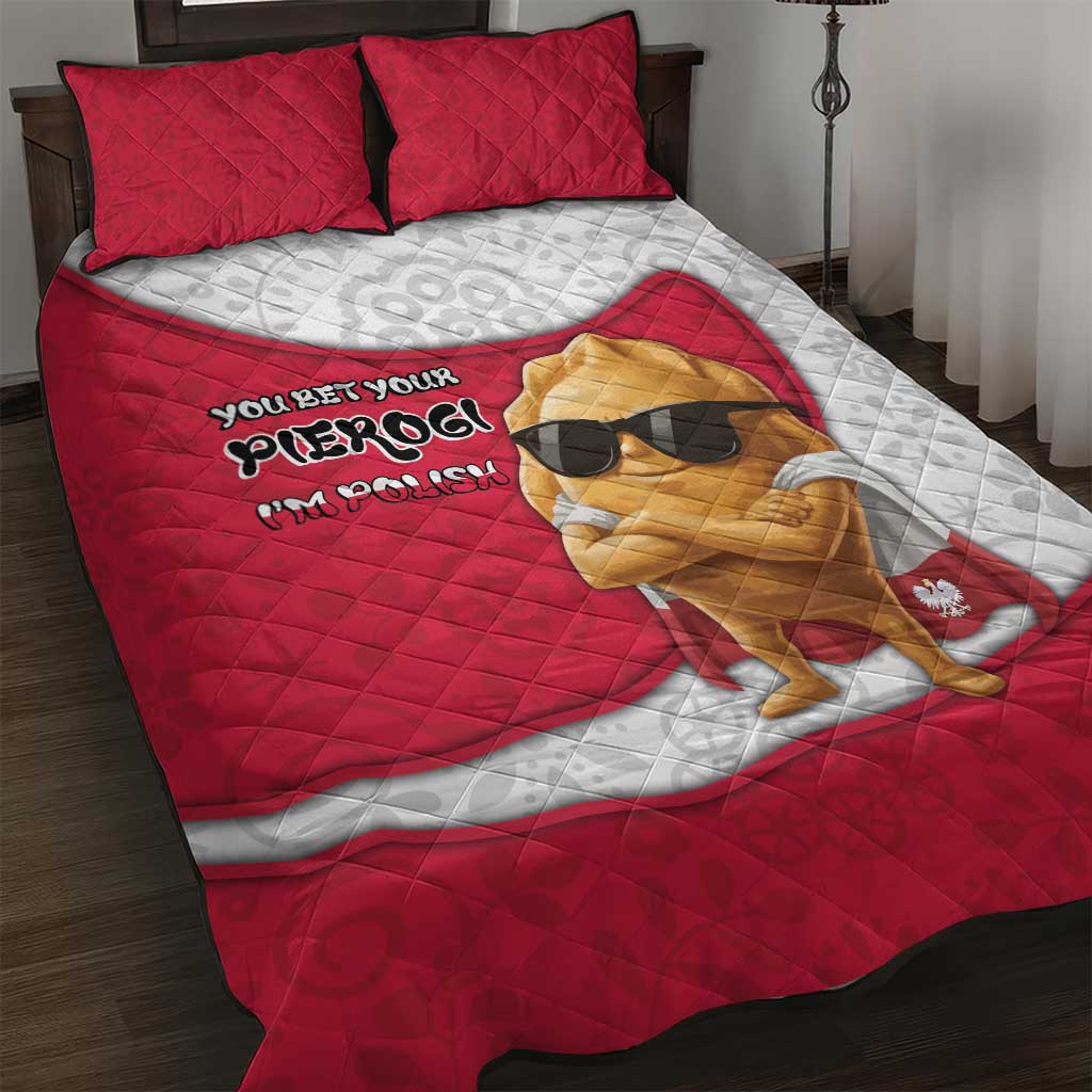 Poland Quilt Bed Set The Cool Pierogi Funny Style