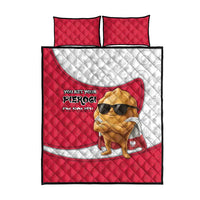 Poland Quilt Bed Set The Cool Pierogi Funny Style