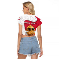 Personalized Poland Raglan Cropped T Shirt The Cool Pierogi Funny Style