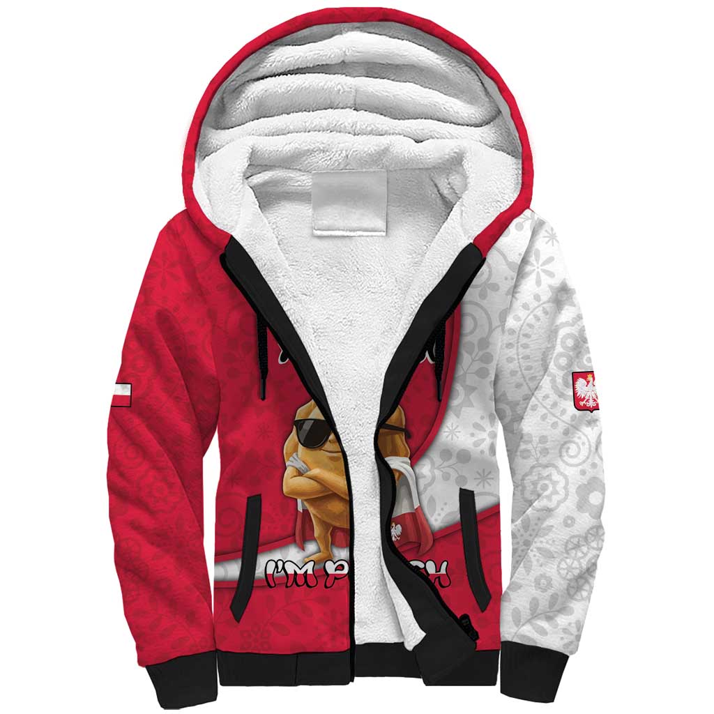 Personalized Poland Sherpa Hoodie The Cool Pierogi Funny Style