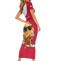 Personalized Poland Short Sleeve Bodycon Dress The Cool Pierogi Funny Style