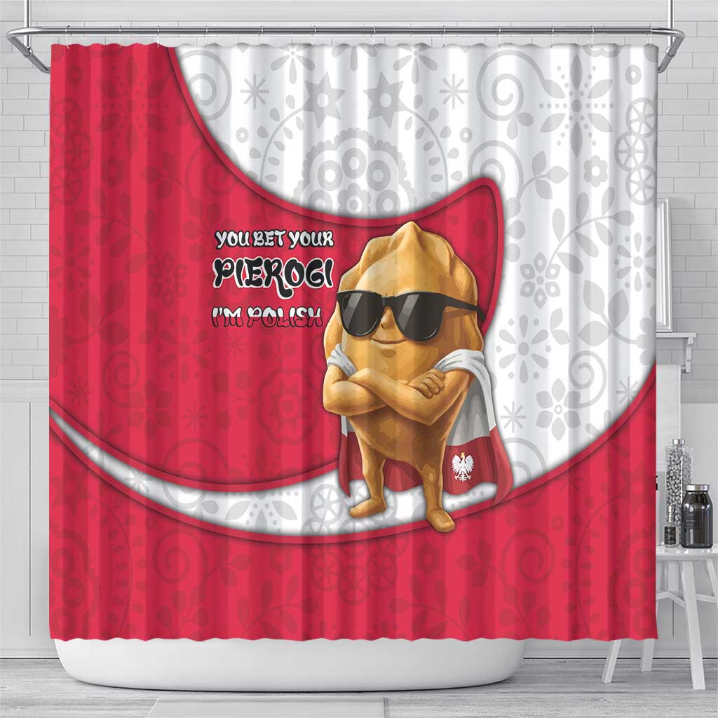 Poland Shower Curtain The Cool Pierogi Funny Style